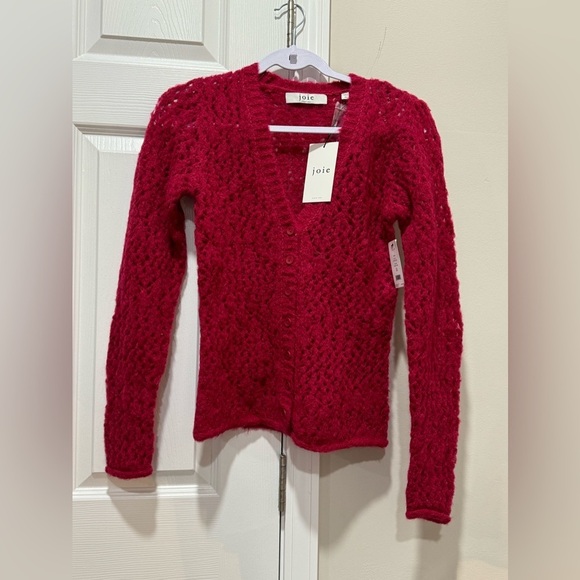 JOIE
Vara Open Knit Cardigan alpaca and wool blend Sz : XS - Picture 6 of 10